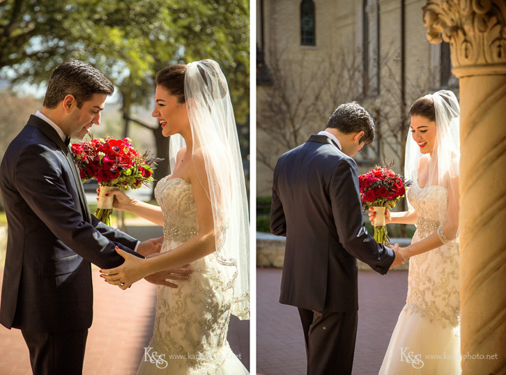 wedding at holy trinity catholic church dallas